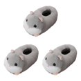 thumbnail image 2 of Qarigey Women Mens Lamb Soft Plush Slippers Sheep Shoes House Warm Winter Cartoon Type1 NO1, 2 of 6