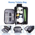 thumbnail image 2 of Toiletry Bag for Men Travel Toiletries Bag Waterproof Shave Case Organizer with Zipper Portable Dopp Kits Black, 2 of 10
