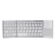 thumbnail image 2 of Teclado Bluetooth plegable Hugo inalámbrico Recargable Móvil Inteligente Duradero plata, 2 of 9