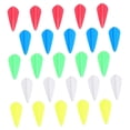thumbnail image 4 of Mobutofu 50Pcs Arrow Vanes Rubber Fletchings Assorted Color Droplet Shape for Archery Practice Outdoor Shooting, 4 of 7
