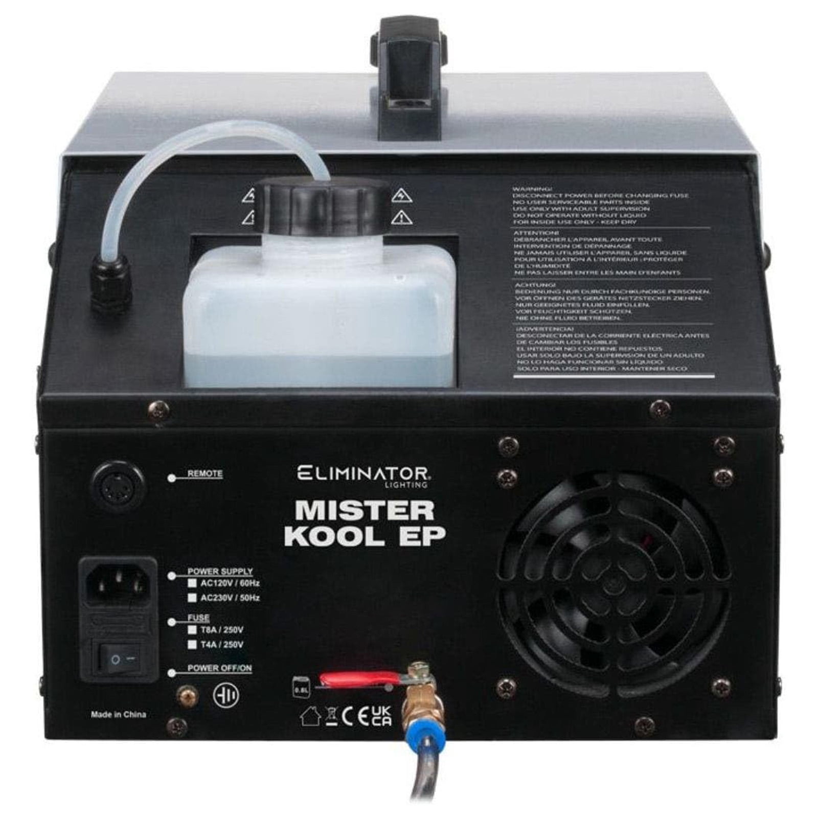 Eliminator Lighting MISTER KOOL EP 700W Fog Machine Low-Lying Water Based Fogger