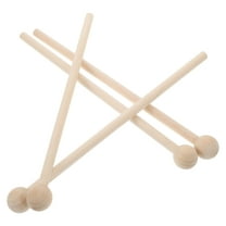 PBPBOX 2 Pairs Drum Sticks For Teen Solid Wood Drumsticks With Comfortable Grip For Drums