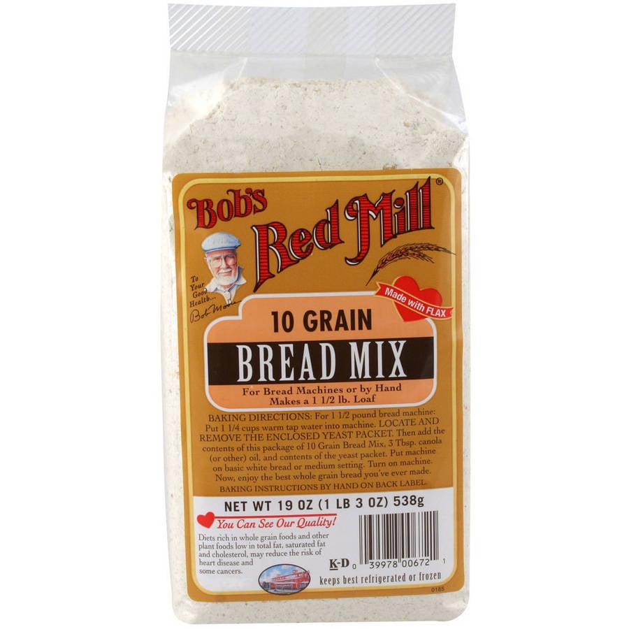 Bob's Red Mill, 10 Grain Bread Mix, 19 oz (Pack of 4) by Generic
