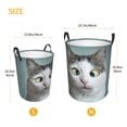 thumbnail image 5 of Balery Funny Cat Round Laundry Basket with Handles Waterproof Freestanding Laundry Hamper for Clothes Toys in the Dorm and Family-Medium, 5 of 8