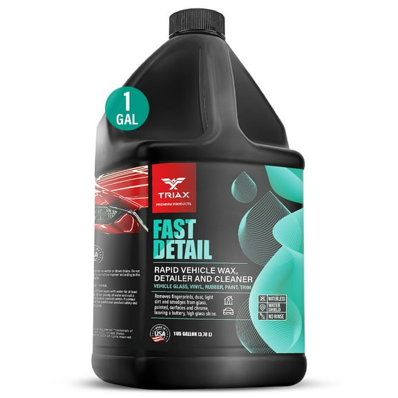 TRIAX Fast Detail Vehicle Waterless Wax, Polish & Cleaner (1 Gallon)