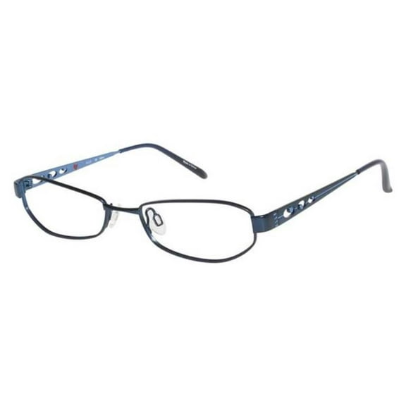 NEW ELLE 13337 WOMENS/LADIES DESIGNER FULL-RIM BLUE ELEGANT AFFORDABLE PERFECT FOR SCHOOL WORK FRAME DEMO LENSES 50-17-135 EYEGLASSES/EYEWEAR