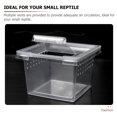 thumbnail image 5 of 10Pcs Small Reptile Feeding Box Terrarium Breeding Box Transparent Insect Habitat Terrarium Case, 5 of 5
