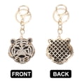 thumbnail image 4 of Shisuyan Tiger Shaped Key Ring Pendant Golden Metal 1Set 4.3x2x1.8in, 4 of 9