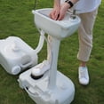 thumbnail image 6 of Ktaxon 19L Upgraded Garden Portable Sink & 24L Recovery Water Tank, Removable Hand Washing Station, with Towel Holder and Soap Dispenser, for Camping/Boating/RV, 6 of 6