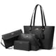 thumbnail image 1 of Set de bolsos YTL de piel sintética a la moda para mujer, 4 piezas, 1 of 7