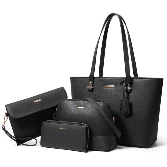 Set de bolsos YTL de piel sintética a la moda para mujer, 4 piezas