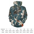 thumbnail image 4 of Koi Fish Vintage Japanese Regular Fit Hoodie, Sporty Pullover Hooded Sweatshirt for Men Women L, 4 of 6
