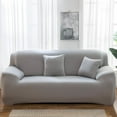 thumbnail image 1 of Nvzi Funda de sofá para sala de estar, funda protectora elástica para muebles de 2 plazas,funda protectora con todo incluido, fundas para sillas para sala de estar (gris), 1 of 4