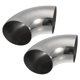 thumbnail image 1 of 2uds OD 4.5 Pulgadas 90 Grados 1.5mm Grosor Coche Escape Tubo Codo, 1 of 7