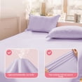 thumbnail image 3 of Hiroekza Disposable Non-Woven King Size Bed Sheet Set - Skin-fridly, Travel & Hotel Use, Portable, Thickened Purple, 3 of 5
