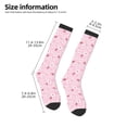 thumbnail image 5 of Fotbe Hand Drawn Strawberry print Women's Men's Novelty Crew Socks Cotton Socks Knee High Socks for Walking,Running,Nurses,Pregnancy, 5 of 9