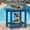 NAVY, variant on Cobiod 14 x 18.4 Inch Double Tier All Weather Patio End Table HDPE Outdoor End Table for Porch Lawn Poolside Fire Pit Durable Fits Adirondack Chairs,navy