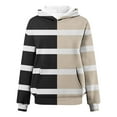 thumbnail image 3 of Gytharion Womens Hooded Sweatshirts with Pocket Fashion Casual Stripe Printed Pullover Hoodie Fall Loose Comfy Long Sleeve Blouses for Women, 3 of 4