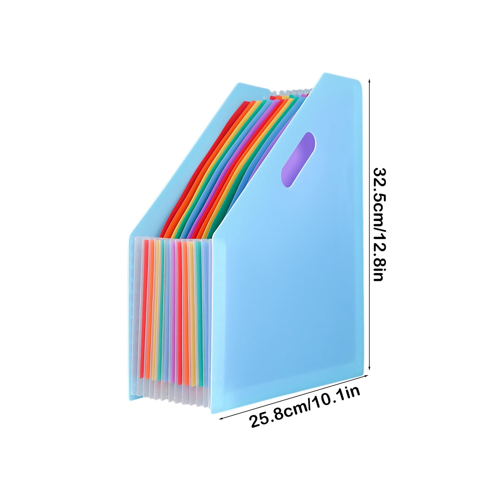 Specollect Clearance 2Pcs Plastic Magazine File Holder Vertical Binder Storage Organizer for Desk Sturdy Upright Desktop Magazine Organizer Folder Rack for Office School Home