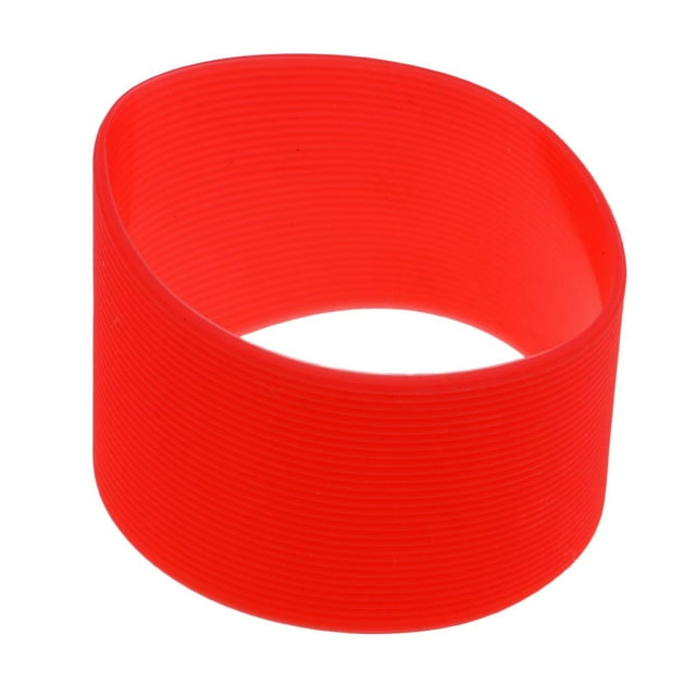 1 Psc Funda de Silicona para Botella para Senderismo, Duradero rojo shamjiam Cubierta de la manga de la caldera