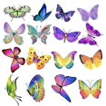 thumbnail image 3 of Set de pegatinas 50 piezas, Pegatinas estéticas de mariposas, pegatinas de vinilo impermeables para portátil maleta caja del teléfono celular casco motocicleta monopatín snowbo, 3 of 4