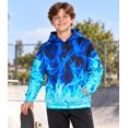 thumbnail image 5 of Aideaone Boys Hoodies 3D Graphic Sweatshirt Cool Lightweight Pullover Hoodie for Kids 6-16 Years, 5 of 7