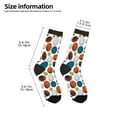 thumbnail image 2 of Honeii Color Balls Print Children's Colorful Socks,Unisex Kids and Toddlers' Cushioned Sock,Kids Athletic Crew Socks,for Everyday Wear and Sports, 2 of 5