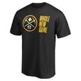 thumbnail image 2 of Men's Black Denver Nuggets Whole New Game Team T-Shirt, 2 of 4