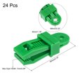 thumbnail image 2 of Unique Bargains 7mm Snap Tighten Sliding Lock Grip Awning Clamp Tarp Clips Green 24 Pack, 2 of 5