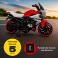 thumbnail image 2 of Montable Moto Electrica Roja Luz Claxon 6v, 2 of 7