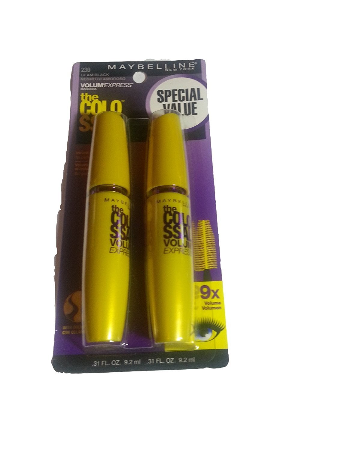 Maybelline The Colossal Cat Eyes Mascara Volum' Express Glam Black