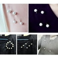 thumbnail image 2 of Fogun 5 Pcs/Set Imitation Double Pearl Brooch for Creative Sweater Shawl Clip Scarf Pins Jewelry Decor Clothes Lapel Pin for W, 2 of 2