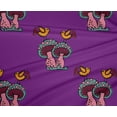 thumbnail image 4 of oneOone Polyester Lycra Fabric Bird & Mushroom Block Print Fabric By Yard 56 Inch Wide, 4 of 4