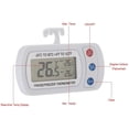 thumbnail image 3 of Digital Thermometer Freezer Waterproof Freezer with Adjustable Stand Hanger LCD Display for Home Restaurants Kitchen Min Max Record, 3 of 5