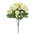 thumbnail image 2 of Faux Hydrangea Chrysanthemum Bouquet Plant Props Home Decor Wedding Reception Hotel Table Arrangement Living Room Decoration, 2 of 6