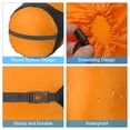 thumbnail image 3 of Unique Bargains Compression Stuff Sack, 8L S Size Waterproof Sleeping Bag, Orange, 3 of 7