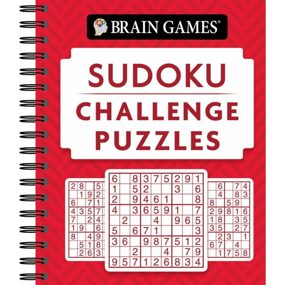 Brain Games Brain Games - Sudoku Challenge Puzzles, (Spiral-Bound)