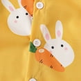 thumbnail image 5 of Baby Boys Summer Clothes My First Easter Outfit Set 2 Piece Bow Tie Short Sleeve Shirt Top and Solid Color Shorts Set, 5 of 6
