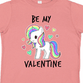 thumbnail image 4 of Inktastic Be My Valentine with Chibi Unicorn Boys or Girls Toddler T-Shirt, 4 of 5