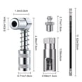 thumbnail image 2 of ARCADORA 90-Degree Grease Coupler Combo Pack for Efficient Lubrication in Tight Spaces, 2 of 2