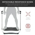 thumbnail image 6 of Best Choice Products Vibration Plate Exercise Machine Full Body Fitness Platform w/ Resistance Bands - White, 6 of 7