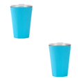 thumbnail image 1 of Cateissary Taza de refrigeración de acero inoxidable, estilo Simple, doble capa, 330ml, boca ancha sellada, reutilizable, lavable, para el hogar Type2 NO2, 1 of 6