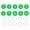 Green, variant on 10PCS Number Tags 1-10, Number Key Tags Aluminum Numbered Keychain Metal Round with Key Rings for Organizer Field Sales Hangers Clothes Labels ID, Gold