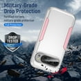 thumbnail image 2 of MYKOMI for Pixel 9 Pro XL Case, Google Pixel 9 Pro XL Case with HD Screen Protector [Military Grade Drop Tested] Heavy-Duty Tough Rugged Shockproof Protective Case for Pixel 9 Pro XL, White, 2 of 6