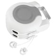 thumbnail image 1 of Corde à Linge Rétractable Intérieure / Extérieure - Réglable 42 Pieds Doubles Lignes - Sèche-Bobine en Plastique Durable pour Accrocher des Vêtements Humides Ou Secs dans la Salle de Bain, Buanderie, Patio, Balcon - Blanc, 1 of 6