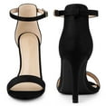thumbnail image 3 of Unique Bargains Women's Ankle Strap Heel Stiletto High Heels Sandals, 3 of 7