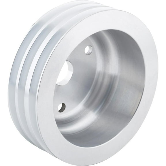 1969-1985 Small Block Chevy Aluminum Triple Lower Pulley, Long Pump