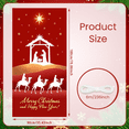 thumbnail image 2 of Nativity Scene Merry Christmas Banner Holiday Decoration Design Festive Stars Christmas Decor for Winter Celebration Home Decoration Party Decoration, 2 of 9