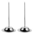 thumbnail image 1 of 2pcs Stainless Steel Receipt Holder Spike For Restaurant Desk Paper Memo Organizer And Bill Check Spindle Check Organizer, 1 of 6