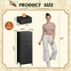 thumbnail image 3 of Cómoda alta WLIVE negra con 6 cajones y cajoneras, 3 of 9